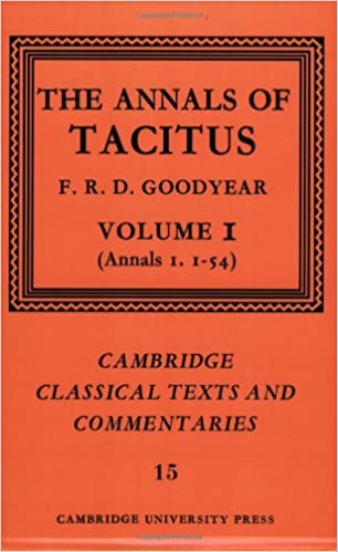 Wrapped up in Classics: The Seriousness of Reading Tacitus | Thornfield ...